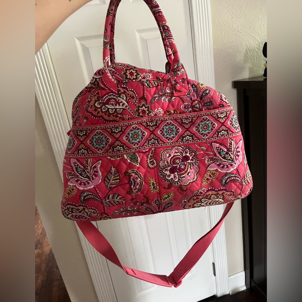 Pink Paisley Vera Bradley Travel Duffle Bag